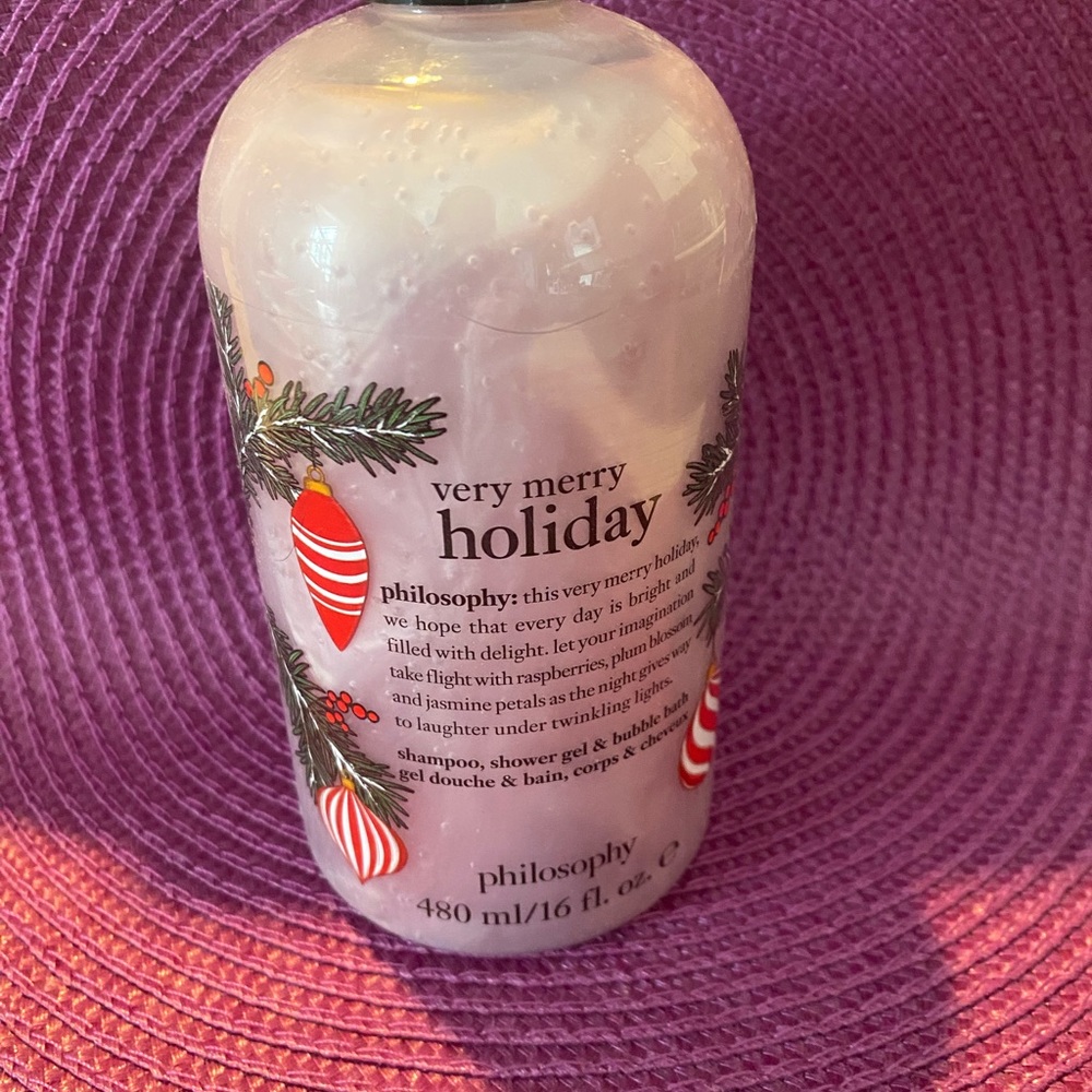 Philosophy, shower gel, very merry holiday